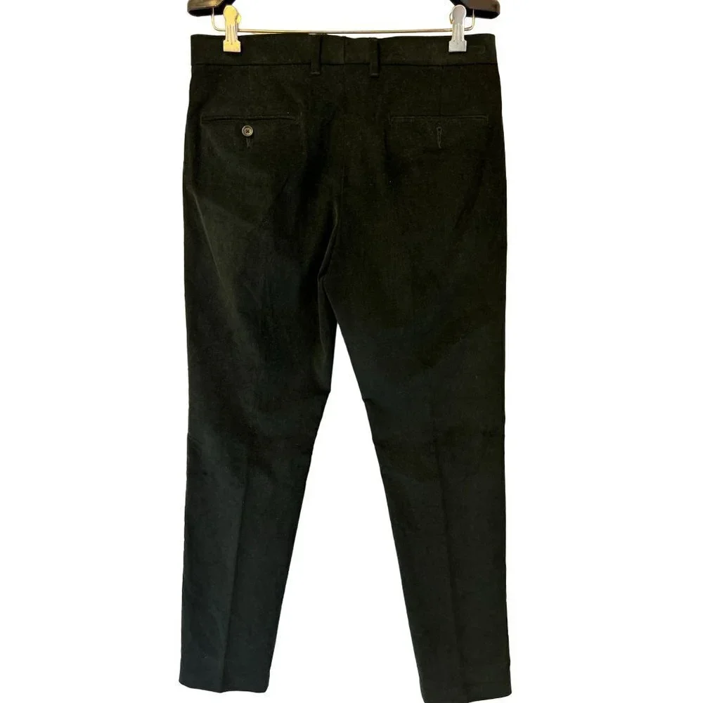 NWOT Men's 31/32 J.Crew Corduroy Pants Dark Forest Green